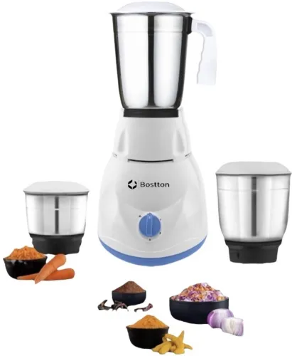 Image of Bostton 750W Double layered Copper 25 MM Motor 750 W Mixer Grinder