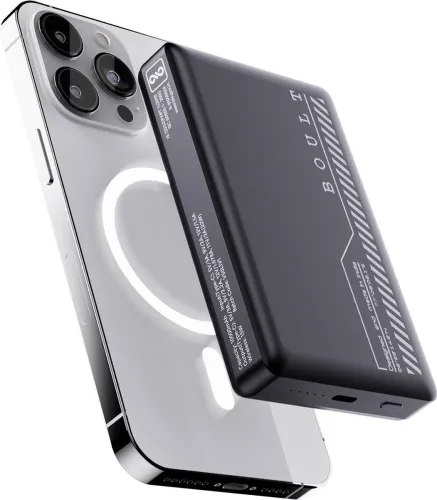 Image of Boult 10000 mAh 22 W Wired & Wireless With MagSafe Compact Pocket Size Power Bank