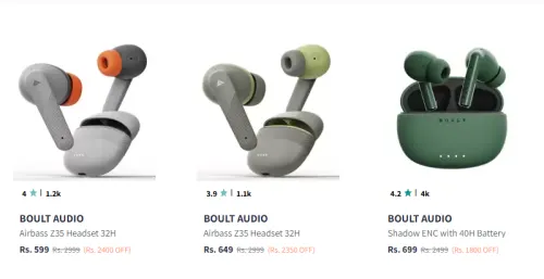 Image of BOULT AUDIO Airbass Bluetooth Starting At @₹599