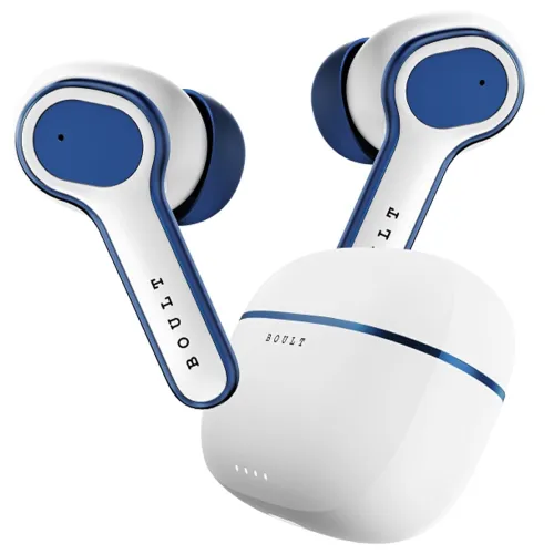 Image of Boult Audio Curve Buds Pro with 100H Playtime (White Wave)