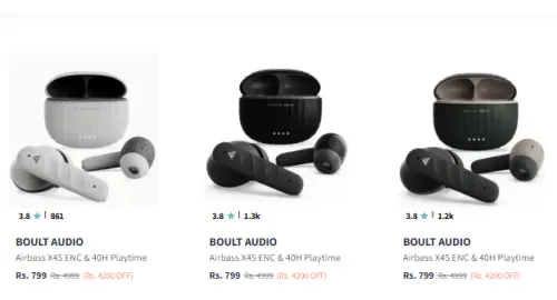 Image of BOULT AUDIO TWS Earbuds Minimum 80% Discount 