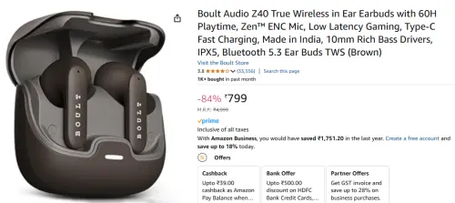 Image of Boult Audio Z40 True Wireless in Ear Earbuds