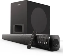 Boult Bassbox X120 with Subwoofer,Remote Control 120 W Bluetooth Soundbar