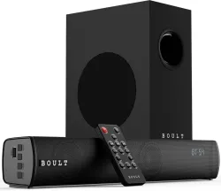 Boult Bassbox X60 with Subwoofer, 60W Power, 2.1 Channel, 3 EQ Modes, Remote Control