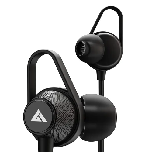 Image of Boult Audio Bassbuds Loop 2 Wired Earphones (Teal Blue)