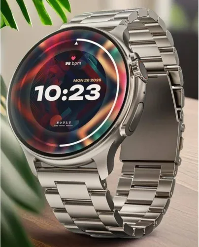 Image of Boult CrownR Pro 1.43'HD AMOLED, BT Calling Smartwatch