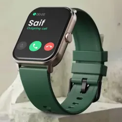 Boult Drift Smartwatch (Green Strap, Free Size)