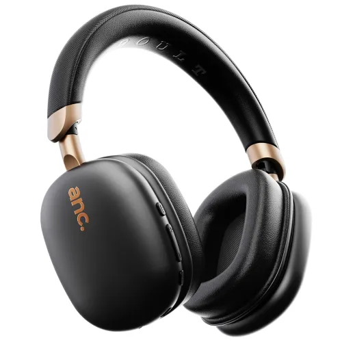 Image of Boult Fluid X Pro | ANC Headphones | 70H Playtime | Black