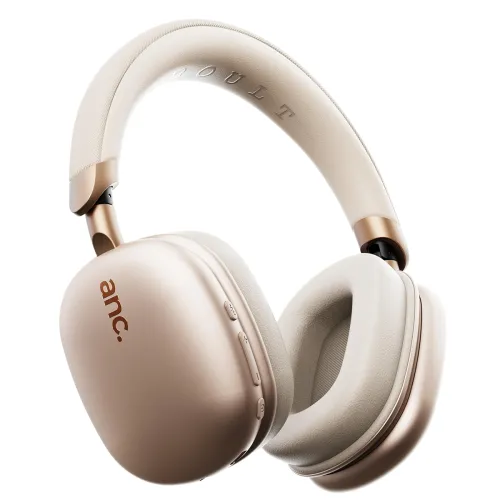 Image of Boult Fluid X Pro ANC Wireless Headphones (Skin Beige)