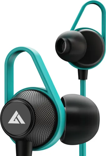 Image of Boult Loop2 Soft Silicon Snugfit Wire Teal Blue, In the Ea