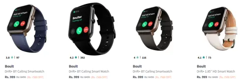 Image of Boult Smart Watches at minimum 80% Discount
