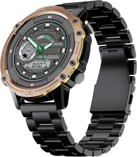 Image of Boult Striker Calling Smartwatch 700 Nits Copper Metal Strap