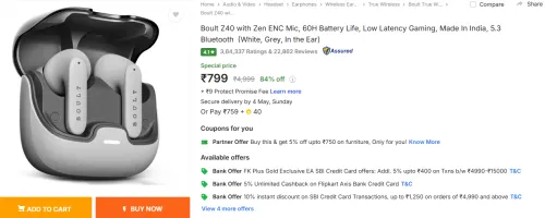 Image of Boult Z40 with Zen ENC Mic, 60H Battery Life