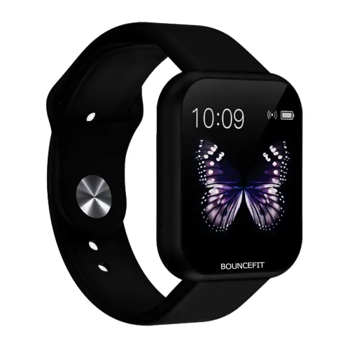 Image of Bouncefit D20 Y68 Fitness Smartwatch (Jet Black)