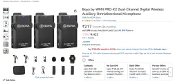 Boya by-WM4 PRO-K2 Dual Microphone