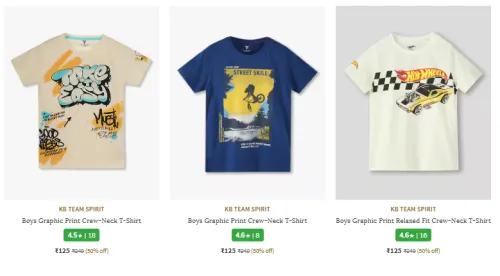 Image of Boys T-shirt @ Starting ₹125