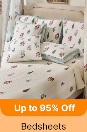 Image of Branded Bedsheets upto 95% Discount on Flipkart GOAT Sale