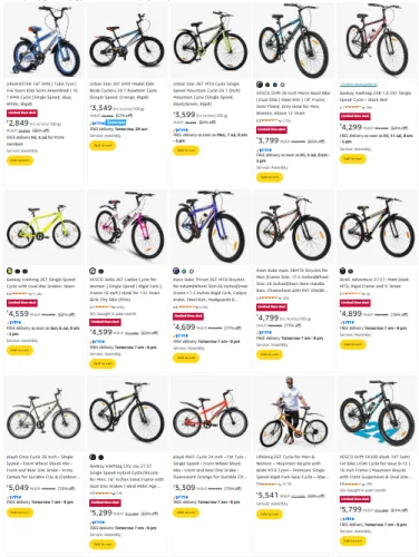 Image of Branded Cycle Single Speed Kids, Ladies ,Men's Minimum 60% Discount