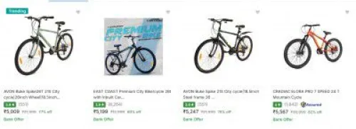 Image of Branded Geared Cycles Upto 78% Off