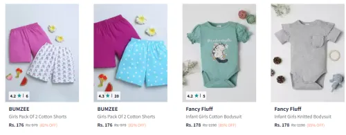Image of Branded Girls Clothing Starting At @₹129