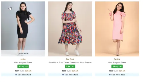 Image of Branded Girls Clothing Starting At @₹274