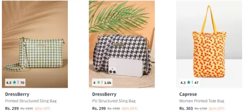 Image of Branded Handbags up to 90% Discount 