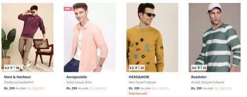 Image of Branded Men's Clothing Starting At @₹399