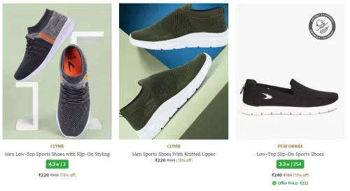 Image of Branded Men's Footwear Starting At @₹220