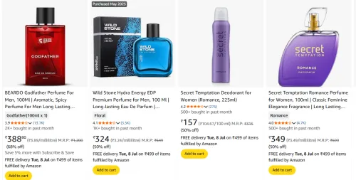 Image of Branded Perfume & Bodyspray Minimum 50% Discount