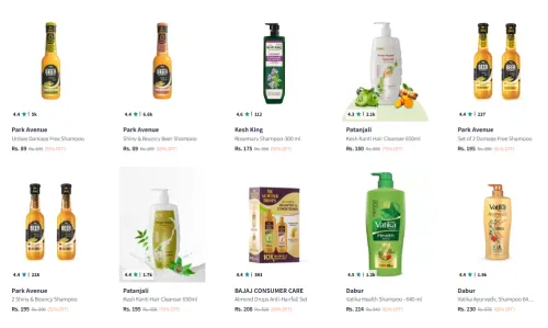Image of Branded Shampoo Minimum 60% Discount And satarting ₹89