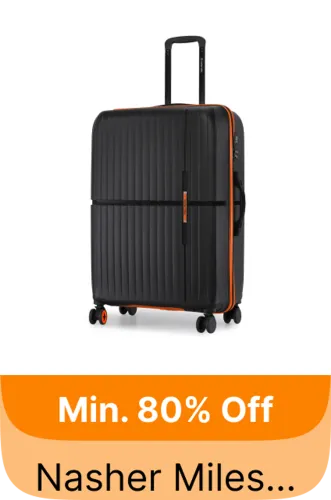 Image of Branded Trolley Bags at minimum 80% Discount on Flipkart GOAT Sale