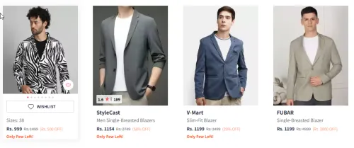 Image of Branded Women's Blazer up to @ ₹58% Discount