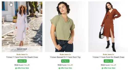 Image of Branded Women's Clothing Starting At @₹330