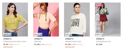 Image of Branded Women's Clothing Starting At @₹99