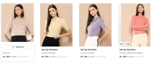 Image of Branded Women's Clothing Starting At @₹399