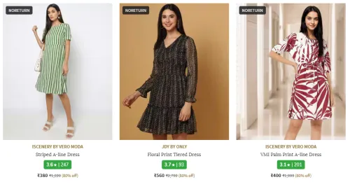 Image of Branded Women's Dress Starting At @₹380