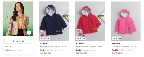 Image of Branded Women's Jacket Starting At @₹231