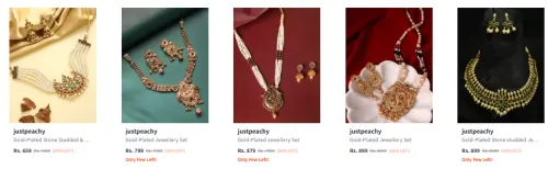 Image of Branded Women's Jewellery Set Starting At @₹659