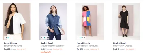 Image of Branded Womens Clothing Starting At ₹199. 