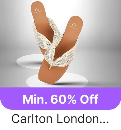 Image of Branded Women's Sandals at minimum 60% Discount on Flipkart GOAT Sale