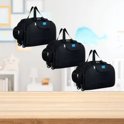 BRENSTON 55L Strolley Duffel Bag 3Combo