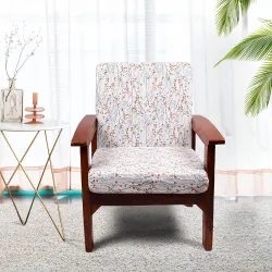 BRICK HOME Ditsy Spandex Printed Sofa Slip Cover 6pcs