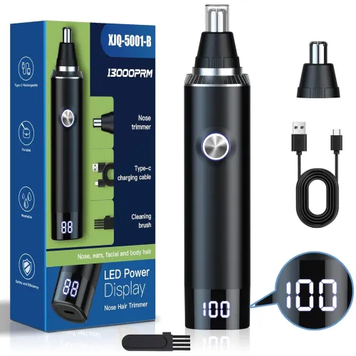 Image of Brigin Cleanfly Nose Hair Trimmer Rechargeable,Nose Trimmer Clipper Unisex,Painless USB Rechargeable