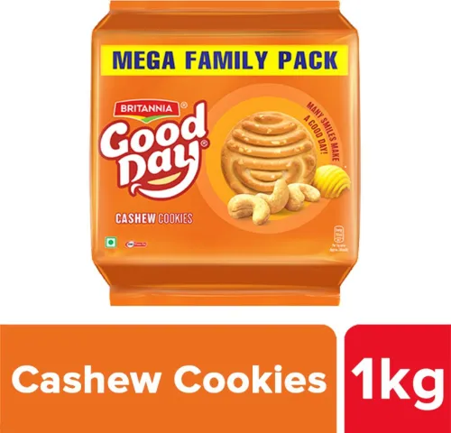 Image of BRITANNIA Good Day Cashew Cookies (Cookie) (10 x 100 g)