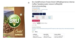 Bru Gold Premium Coffee 200 Grams