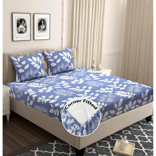 Image of BSB HOME Cotton Rich 160tc Elastic Fitted Bedsheets