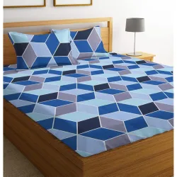 BSB HOME Double Bedsheet & 2 Pillow