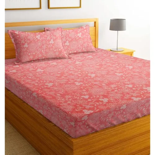 Image of BSB HOME Double Bedsheets with 2 King Size Pillow Covers
