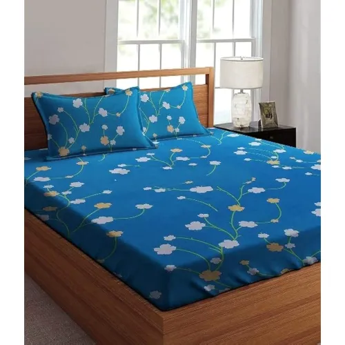 Image of BSB HOME Glace Cotton 160 TC Double Bedsheet