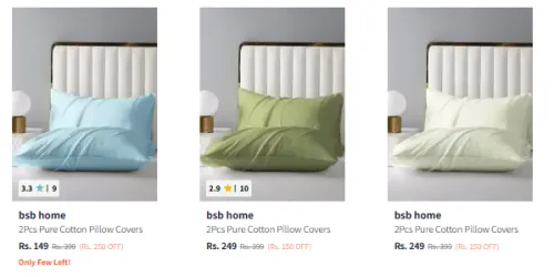 Image of BSB Home Pillow Cover Starting @ ₹149